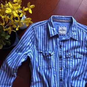 Hollister Striped Flannel